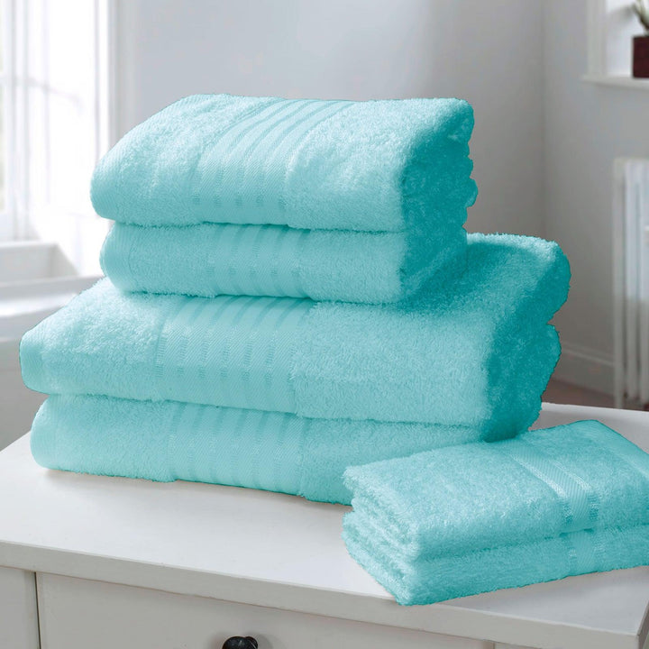 Windsor 100% Cotton 6 Piece Towel Bale Turquoise - Ideal