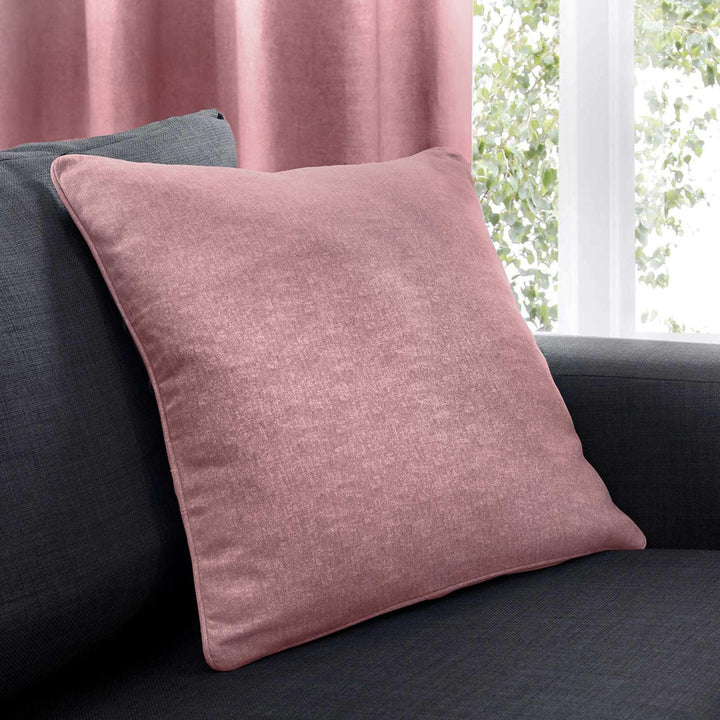 Sorbonne Plain Blush Cushion Cover 17" x 17" -  - Ideal Textiles