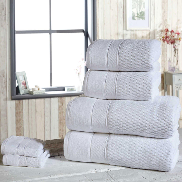 Royal Velvet White 6 Piece Towel Bale Set -  - Ideal Textiles