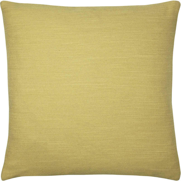 Dalton Textured Slub Yellow Filled Cushions 17'' x 17'' - Polyester Pad - Ideal Textiles
